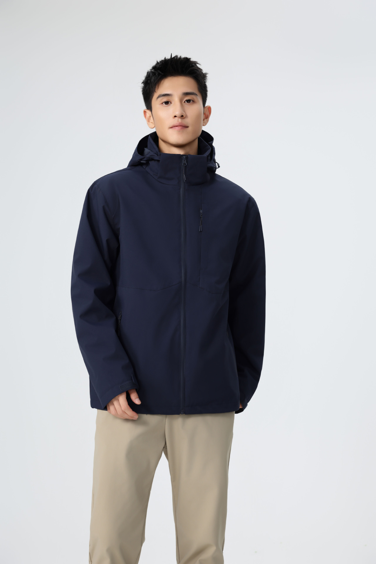 sup tex 싱글 바람막이 여성 헬스 기본 아웃도어 캠핑 후드 트렌치코트 커스텀 로고