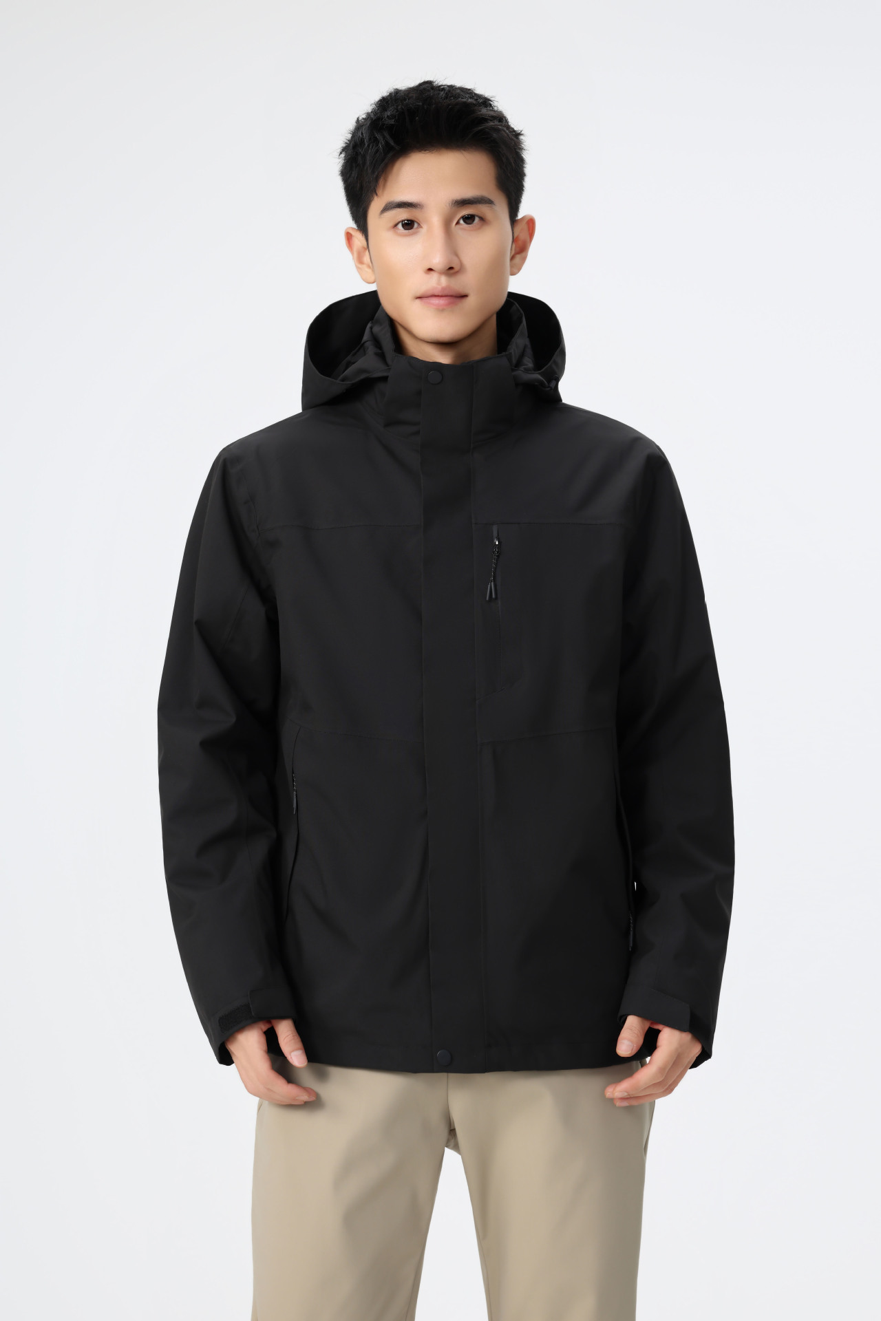 gb32614 3 합일 바람막이 남녀 방풍, 방수 tpu 고투과막 트레이닝 코트입니다