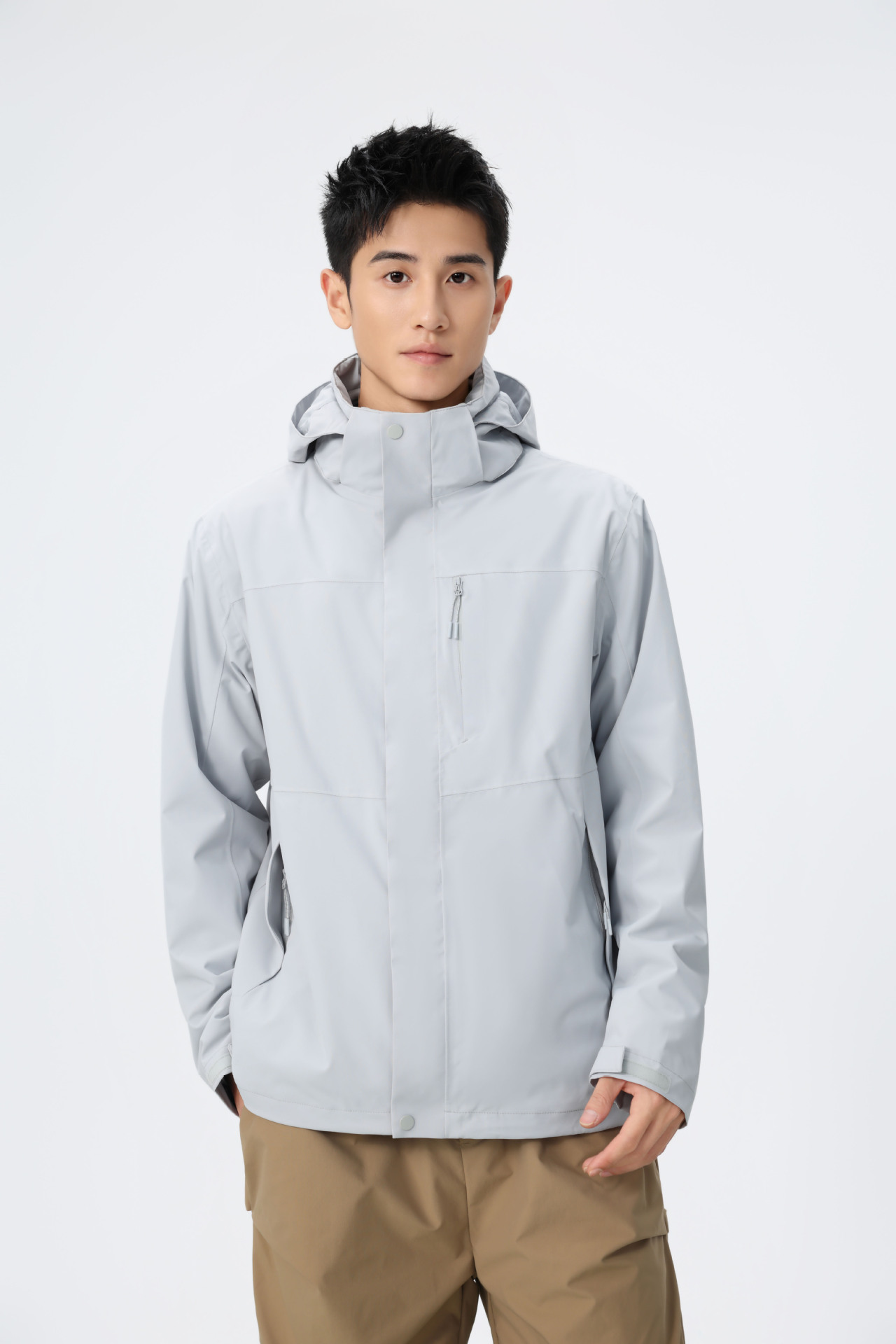 gb32614 3 합일 바람막이 남녀 방풍, 방수 tpu 고투과막 트레이닝 코트입니다