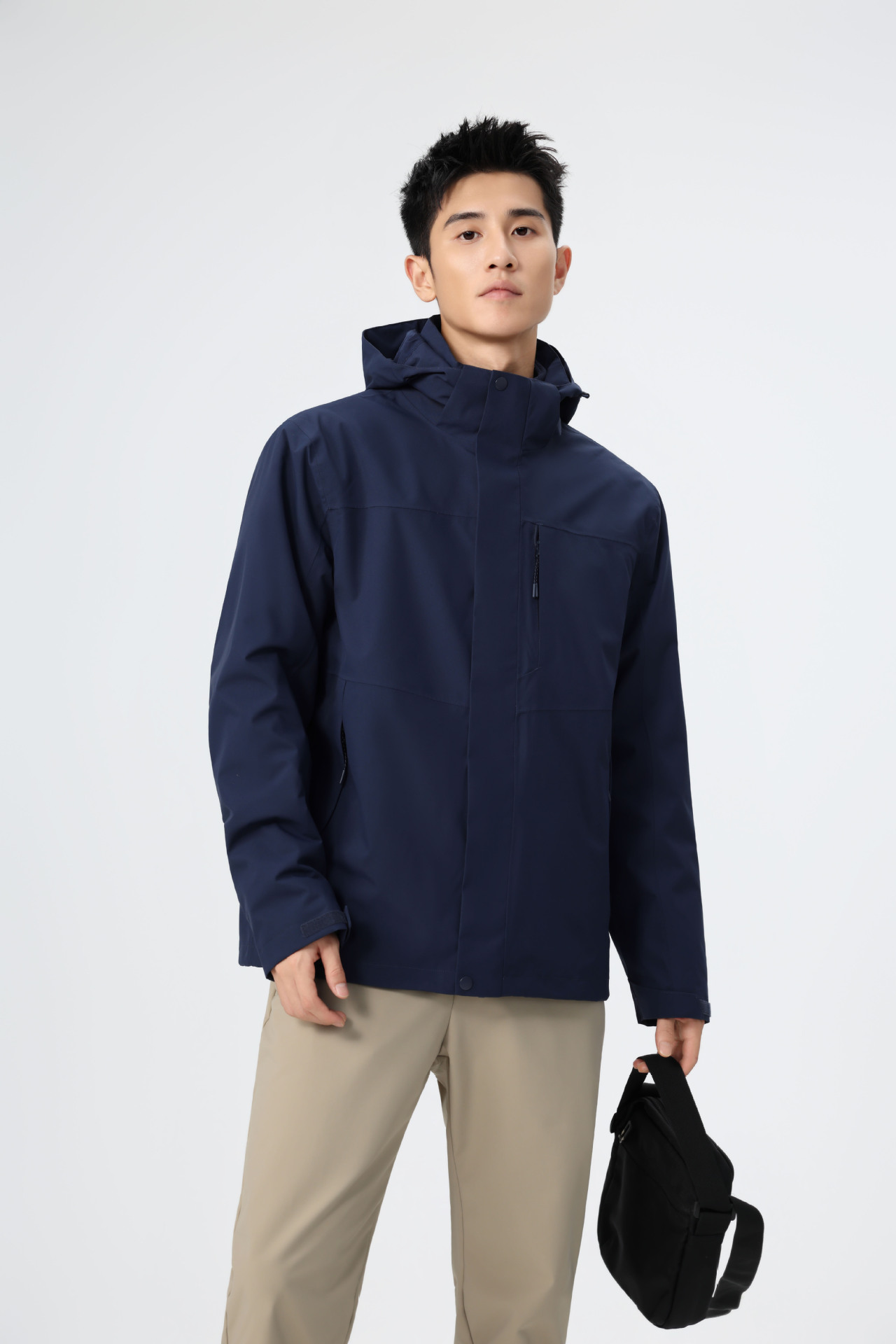 gb32614 3 합일 바람막이 남녀 방풍, 방수 tpu 고투과막 트레이닝 코트입니다