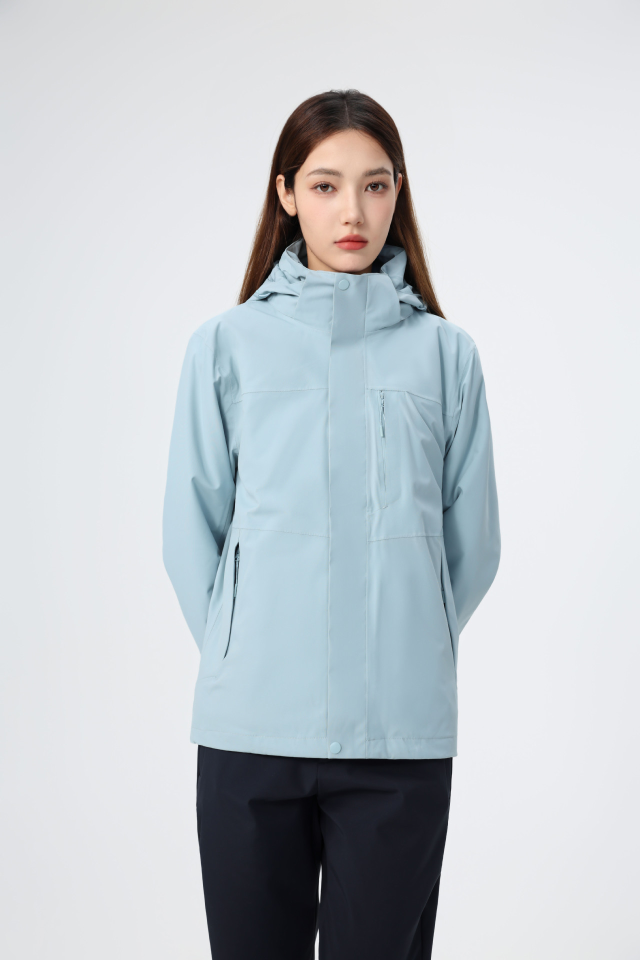 gb32614 3 합일 바람막이 남녀 방풍, 방수 tpu 고투과막 트레이닝 코트입니다