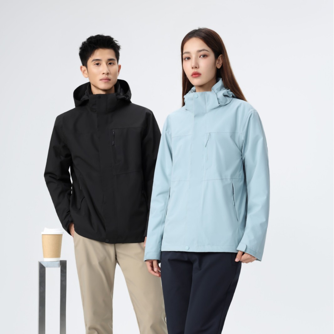 gb32614 3 합일 바람막이 남녀 방풍, 방수 tpu 고투과막 트레이닝 코트입니다