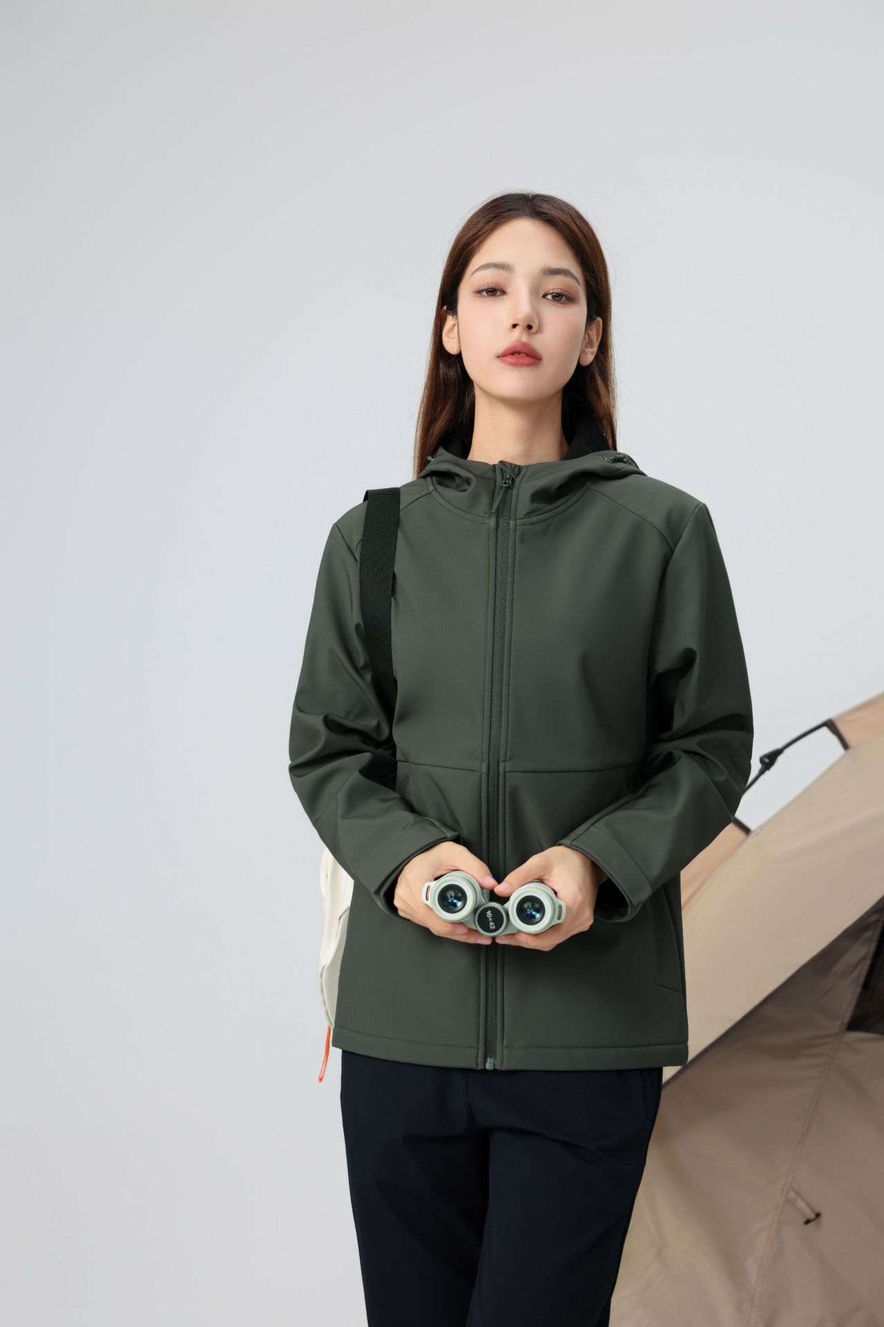 신상품 소프트 쉘 여성용 야상 방풍 방수 바람막이 바람막이 남성용 스포츠 레저 기모