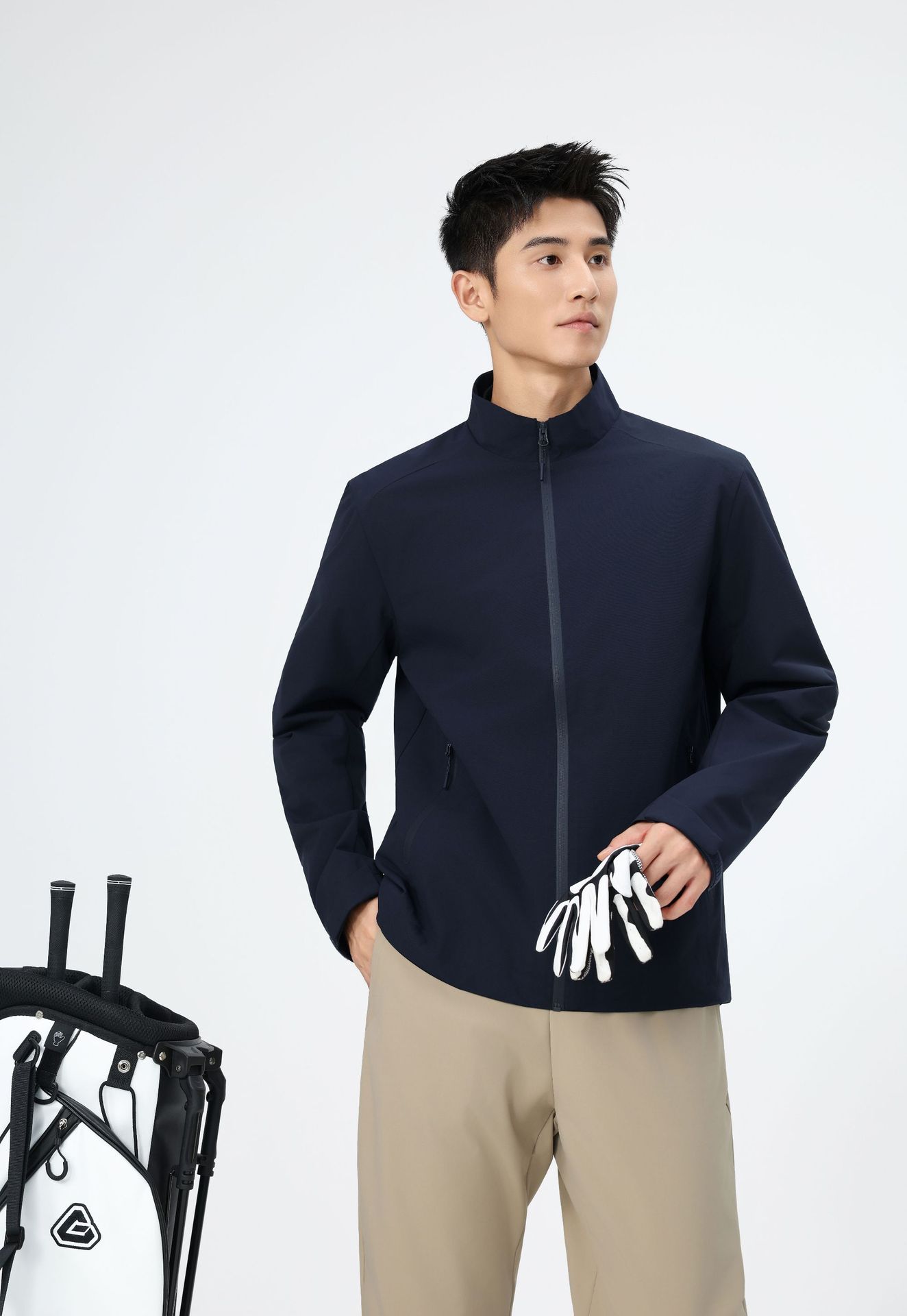 신상품 골프 바람막이 남성 일체형 기모 방풍 살수 필드 남성 ev 재킷 커스텀 로고