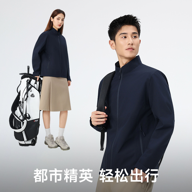 신상품 골프 바람막이 남성 일체형 기모 방풍 살수 필드 남성 ev 재킷 커스텀 로고