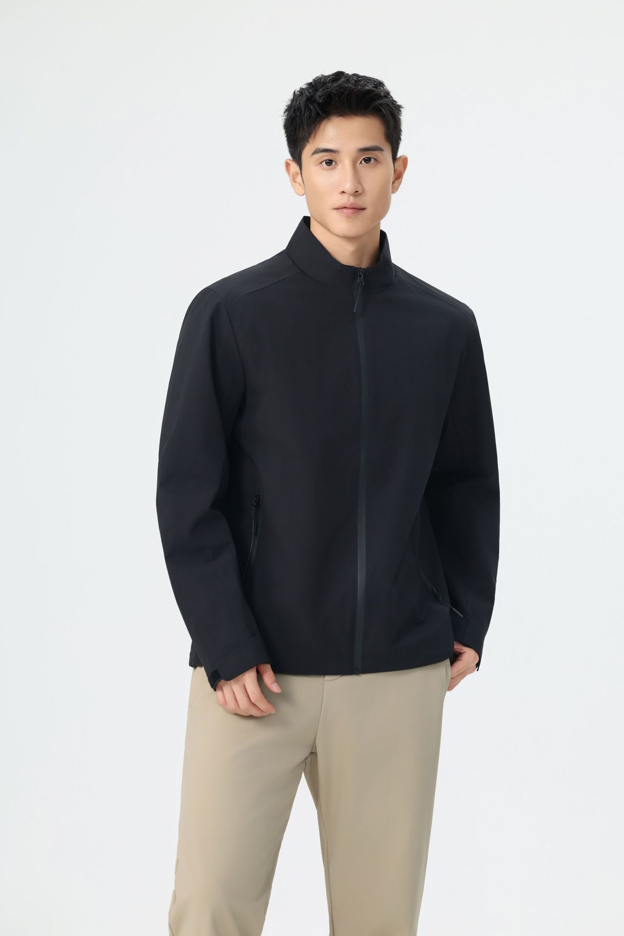 신상품 골프 바람막이 남성 일체형 기모 방풍 살수 필드 남성 ev 재킷 커스텀 로고