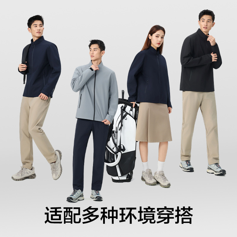 신상품 골프 바람막이 남성 일체형 기모 방풍 살수 필드 남성 ev 재킷 커스텀 로고