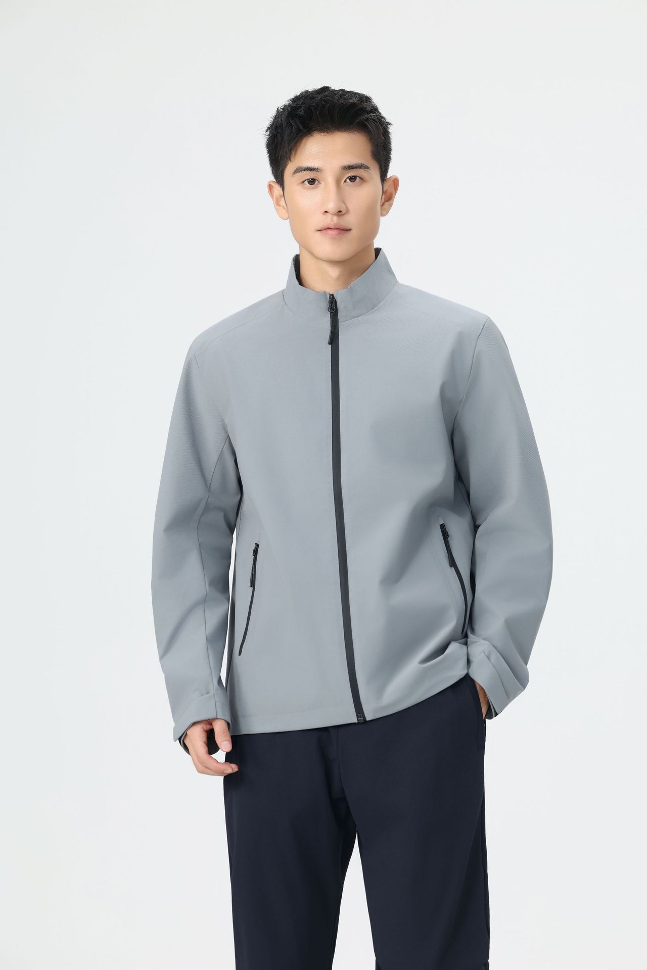 신상품 골프 바람막이 남성 일체형 기모 방풍 살수 필드 남성 ev 재킷 커스텀 로고