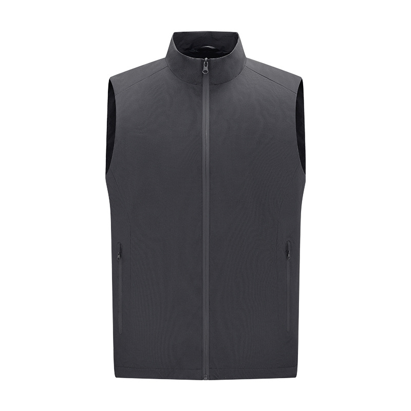 골프 기모 베스트 가을 겨울 차이나 칼라 남성 비즈니스 방풍 살수 베스트 조끼녀