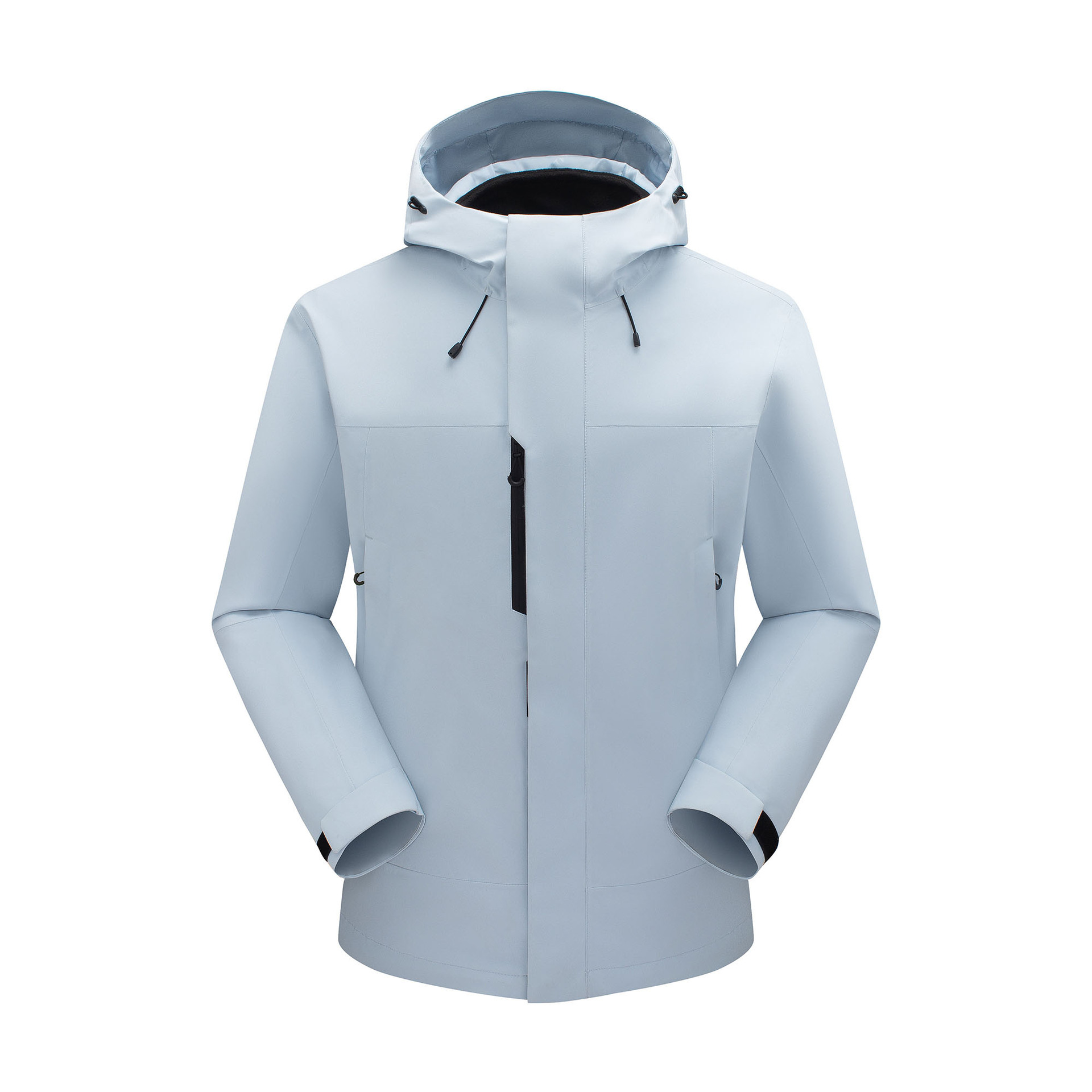 국가표준 다운 바람막이 커플 3 피스 1 아웃도어 내피 탈부착 방풍 보온 등산복