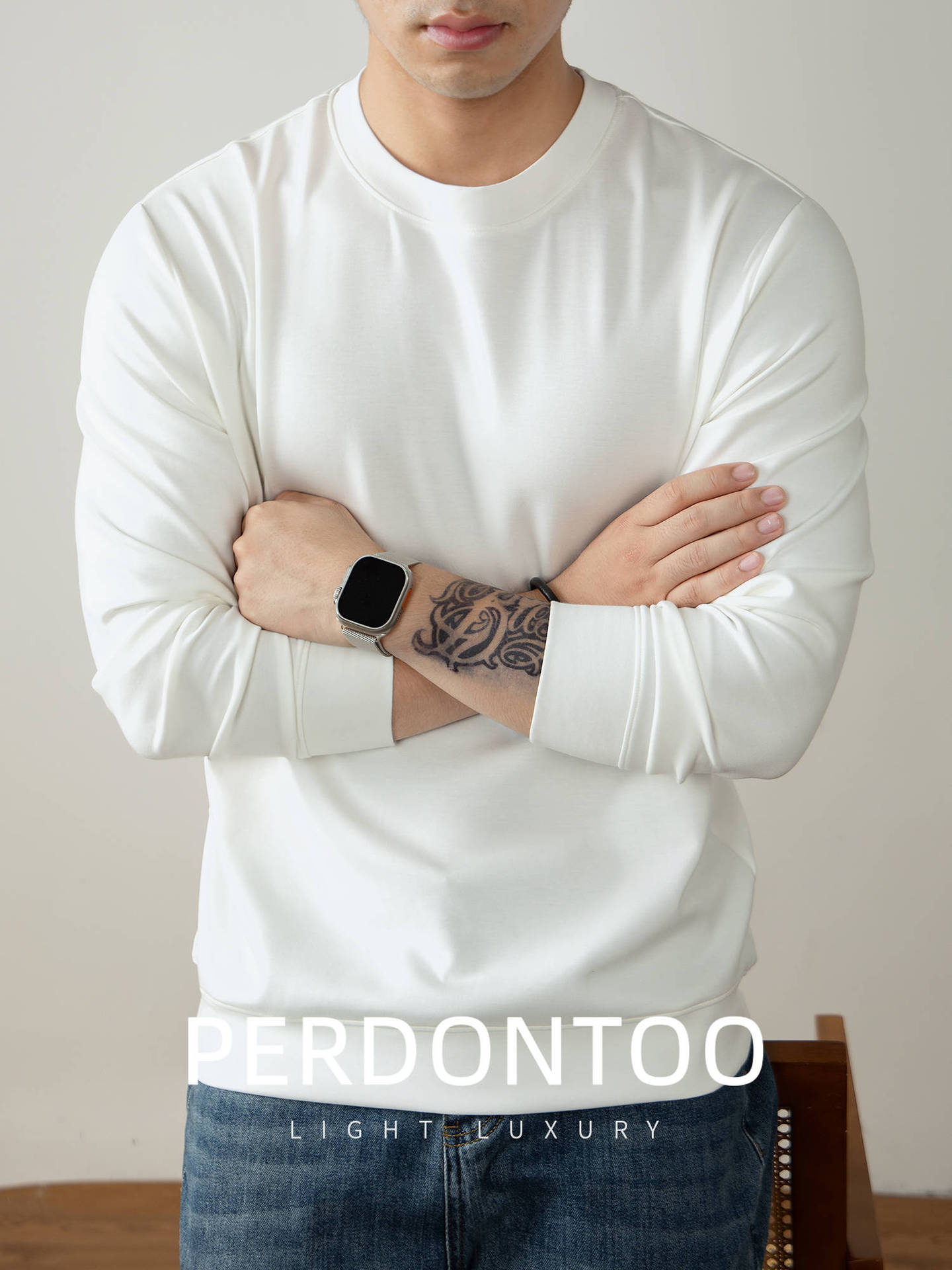 윈감 순정 솔트레이크 긴팔 티셔츠 남성용 2025 봄가을 스킨케어 항균 맨투맨