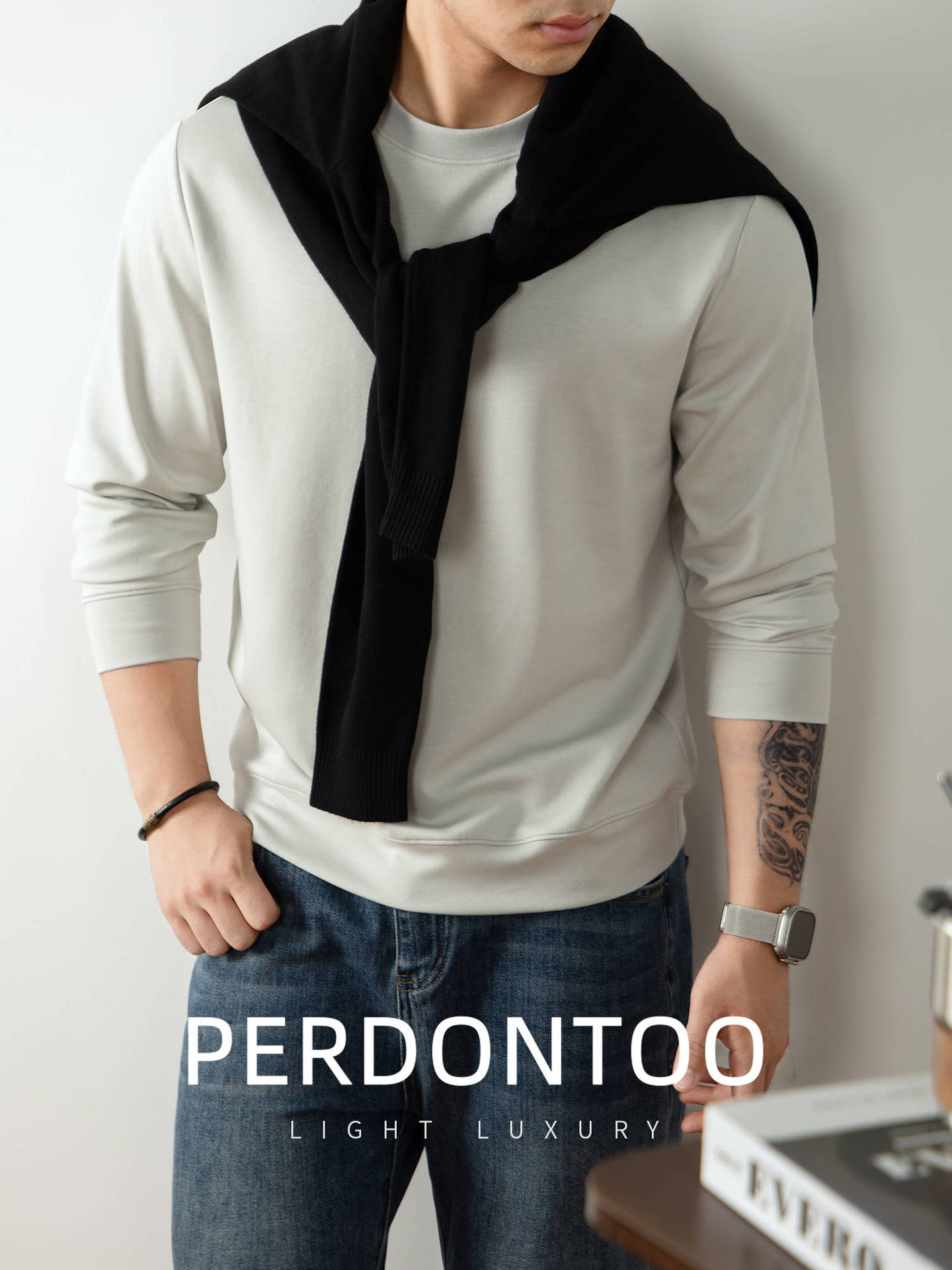 윈감 순정 솔트레이크 긴팔 티셔츠 남성용 2025 봄가을 스킨케어 항균 맨투맨