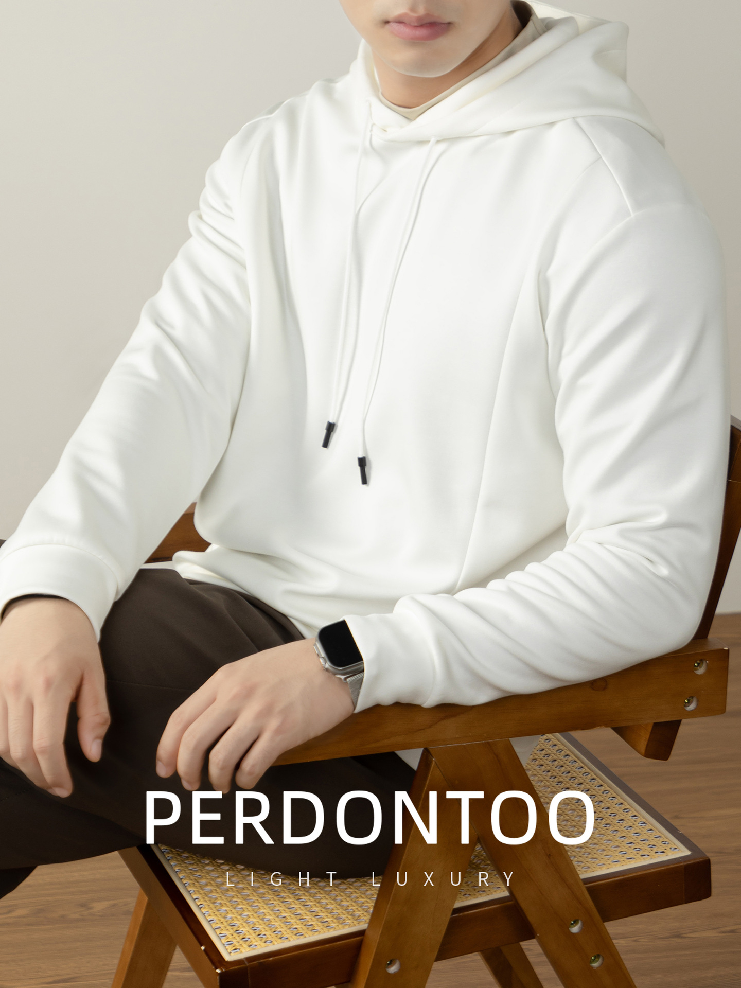 하이엔드 320g 무게감 후드 맨투맨 올톤 컬러의 가을 겨울 남성 랩탑 나른한 느낌