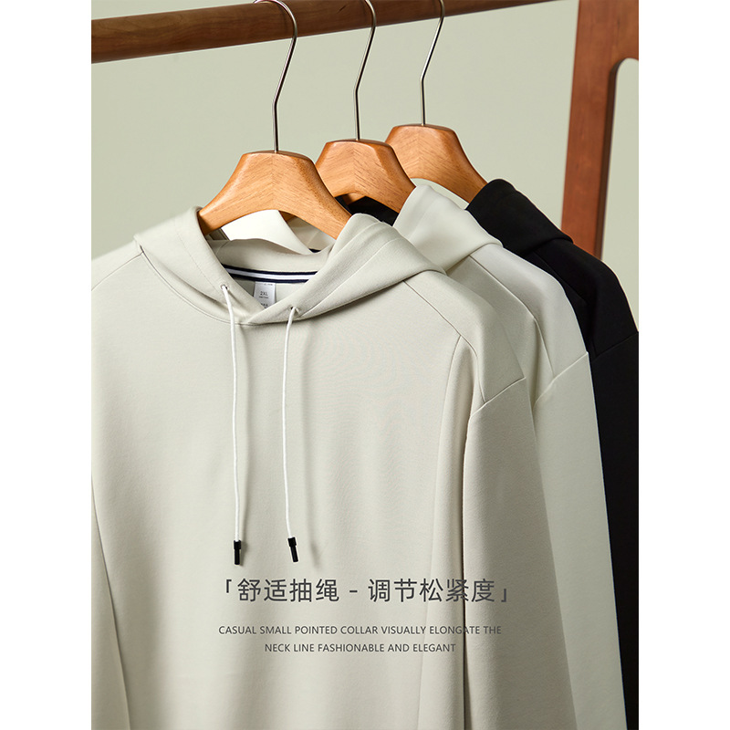 하이엔드 320g 무게감 후드 맨투맨 올톤 컬러의 가을 겨울 남성 랩탑 나른한 느낌