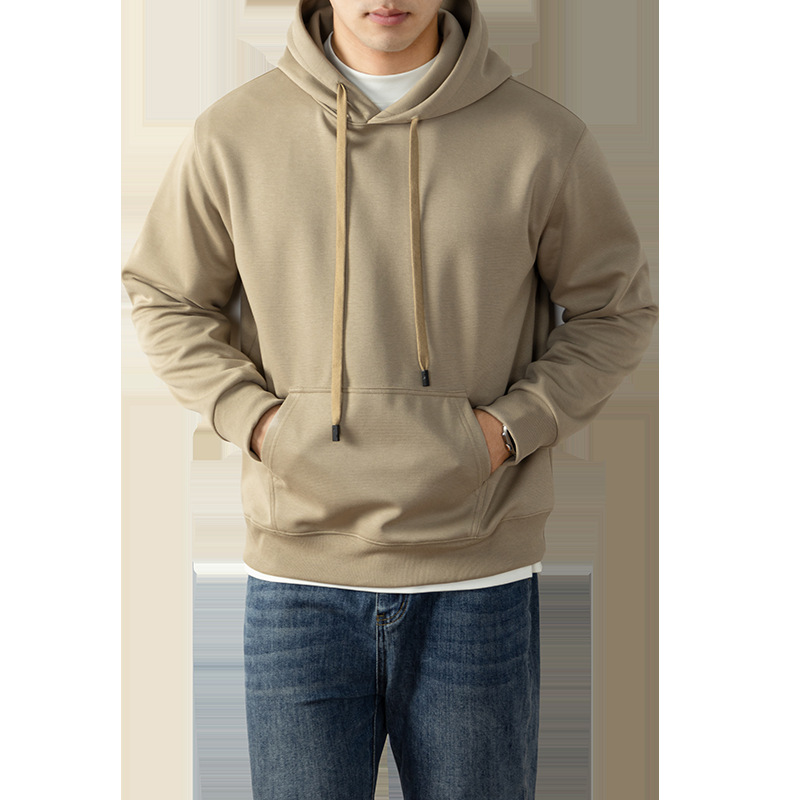 360 g 나른한 공기면 후드 풀업 맨투맨 남성 긴팔 루즈한 가을겨울 겨울 아이템