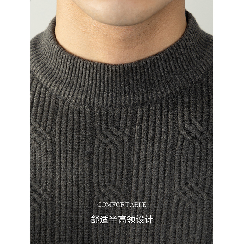 초두께 초보온 반목 니트 고급 자켓 살결 초보온 니트남