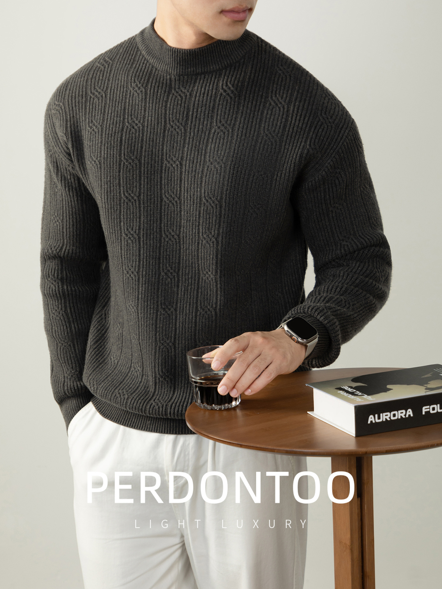 초두께 초보온 반목 니트 고급 자켓 살결 초보온 니트남