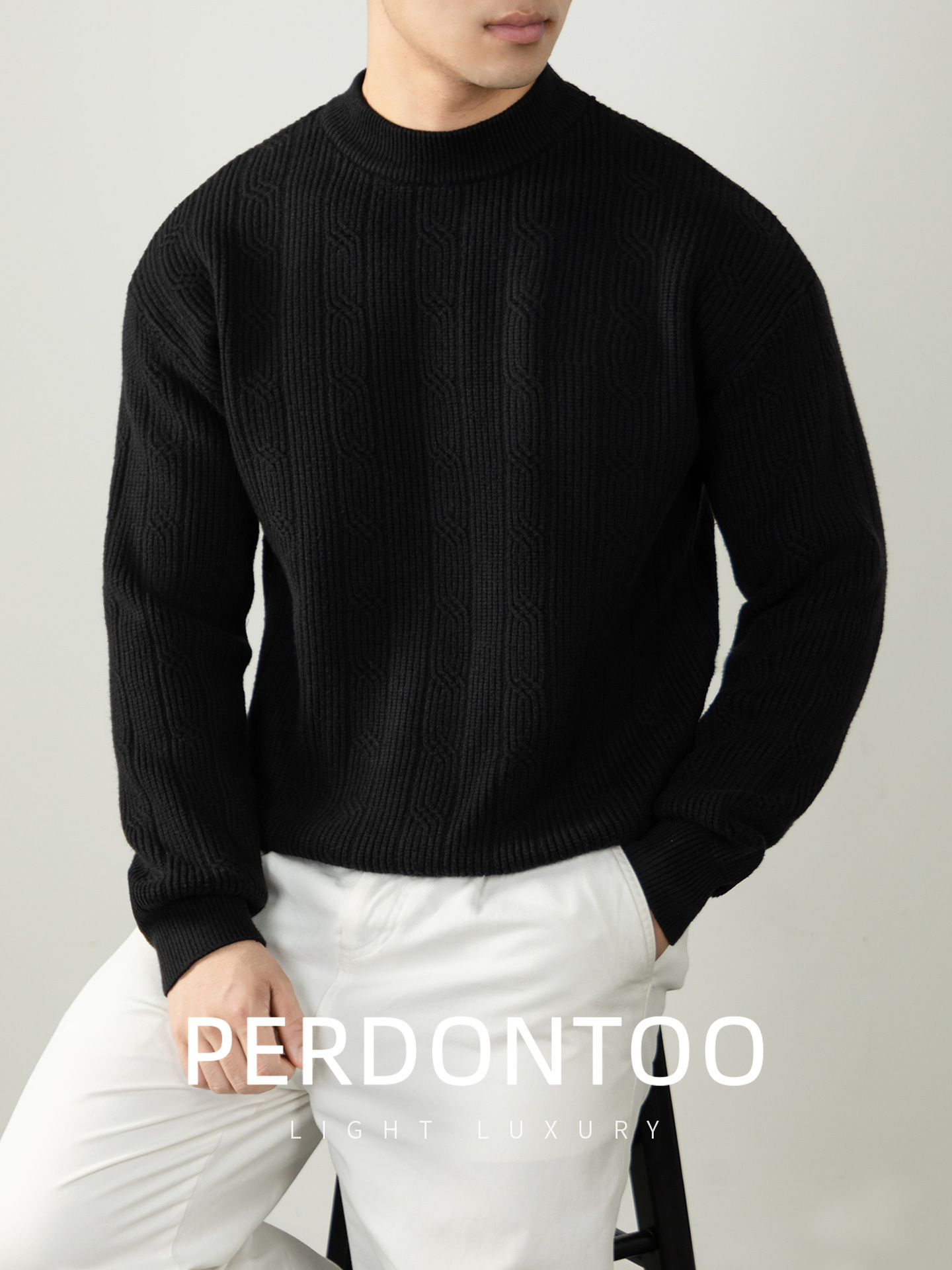 초두께 초보온 반목 니트 고급 자켓 살결 초보온 니트남