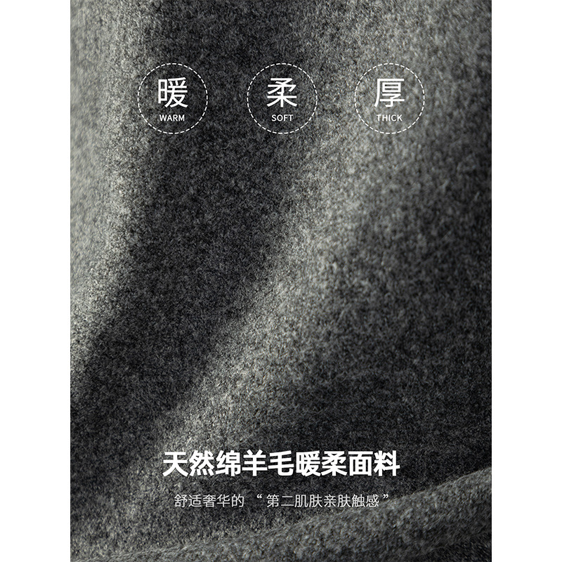 터프한 헨리넥 가을 겨울 두툼한 니트 스웨터 토트 따뜻한 남성 스웨터