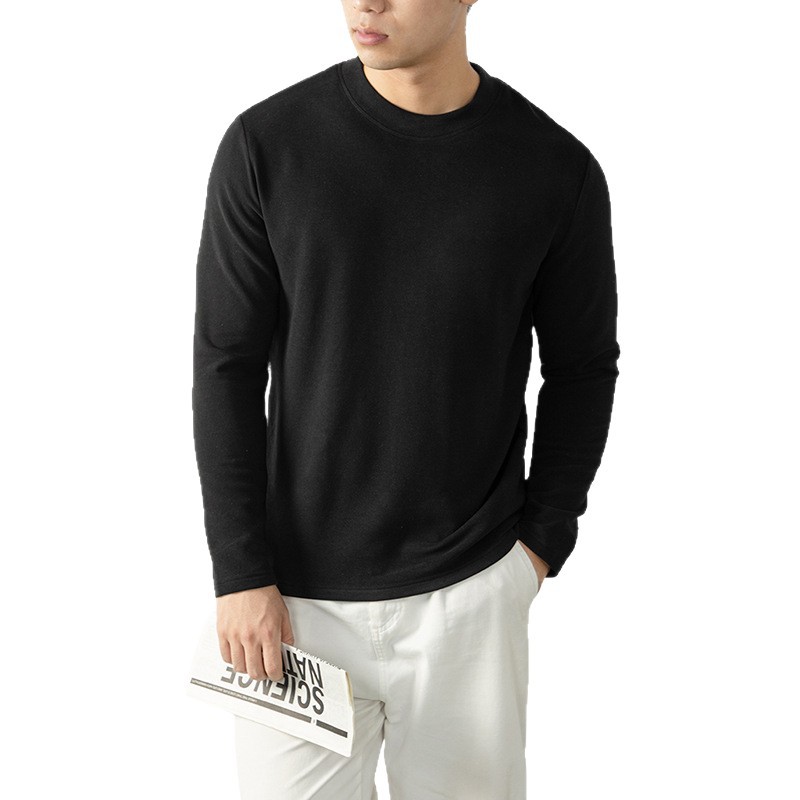고급 핫미어 긴팔 티셔츠 남성용 두툼한 쿨링 이너 2025가을겨울