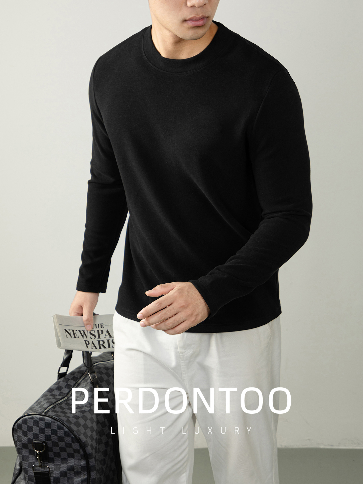 고급 핫미어 긴팔 티셔츠 남성용 두툼한 쿨링 이너 2025가을겨울