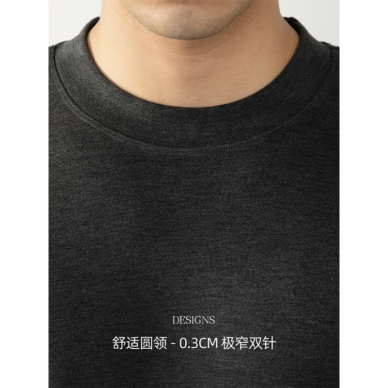 고급 핫미어 긴팔 티셔츠 남성용 두툼한 쿨링 이너 2025가을겨울