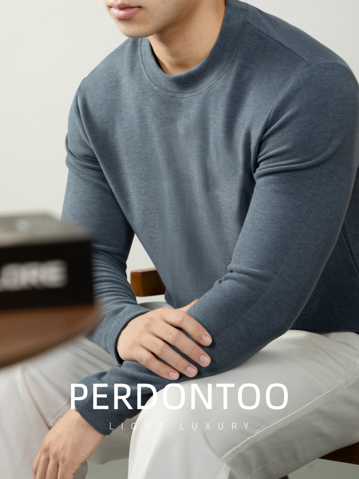 고급 핫미어 긴팔 티셔츠 남성용 두툼한 쿨링 이너 2025가을겨울