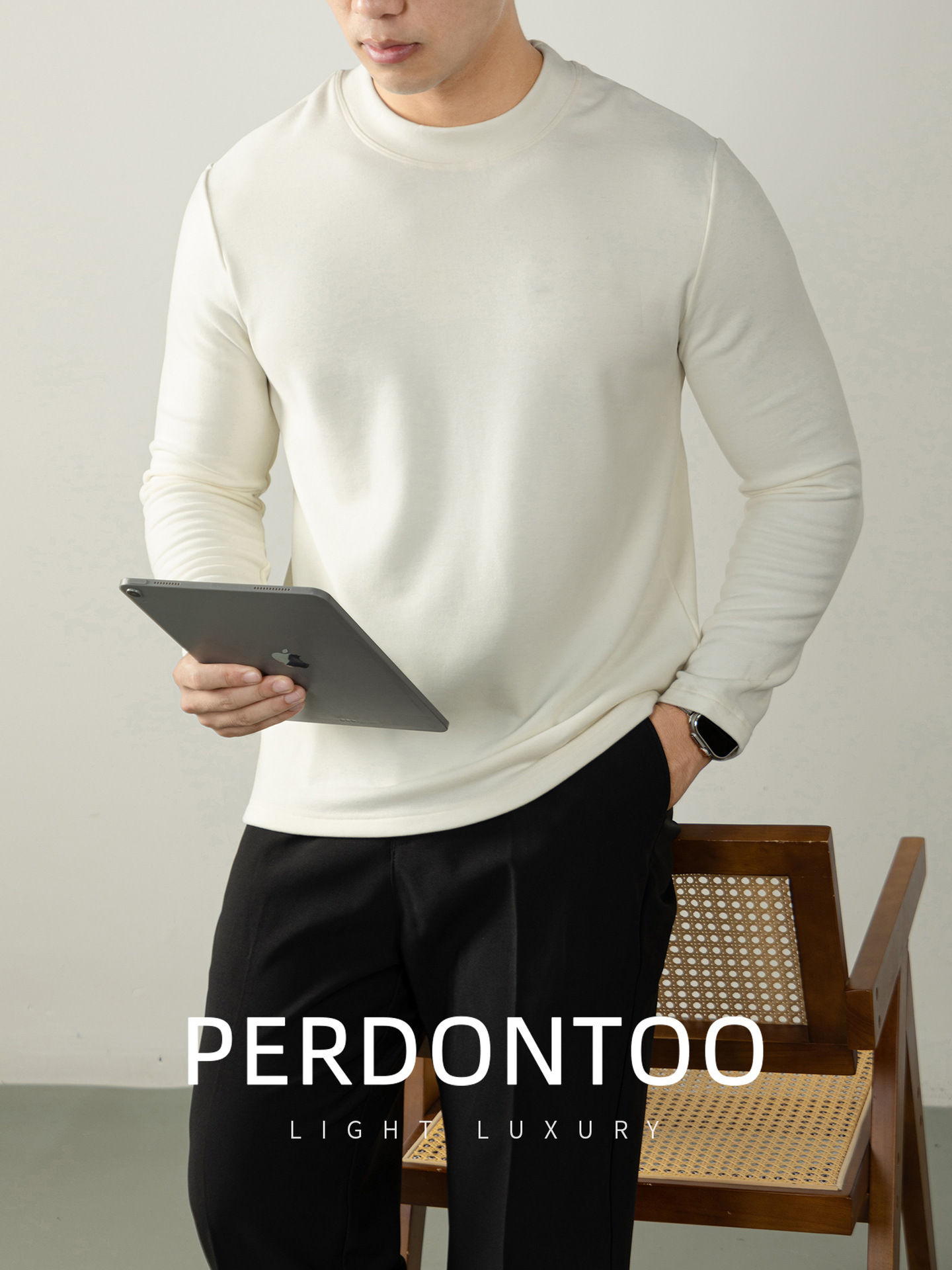 고급 핫미어 긴팔 티셔츠 남성용 두툼한 쿨링 이너 2025가을겨울