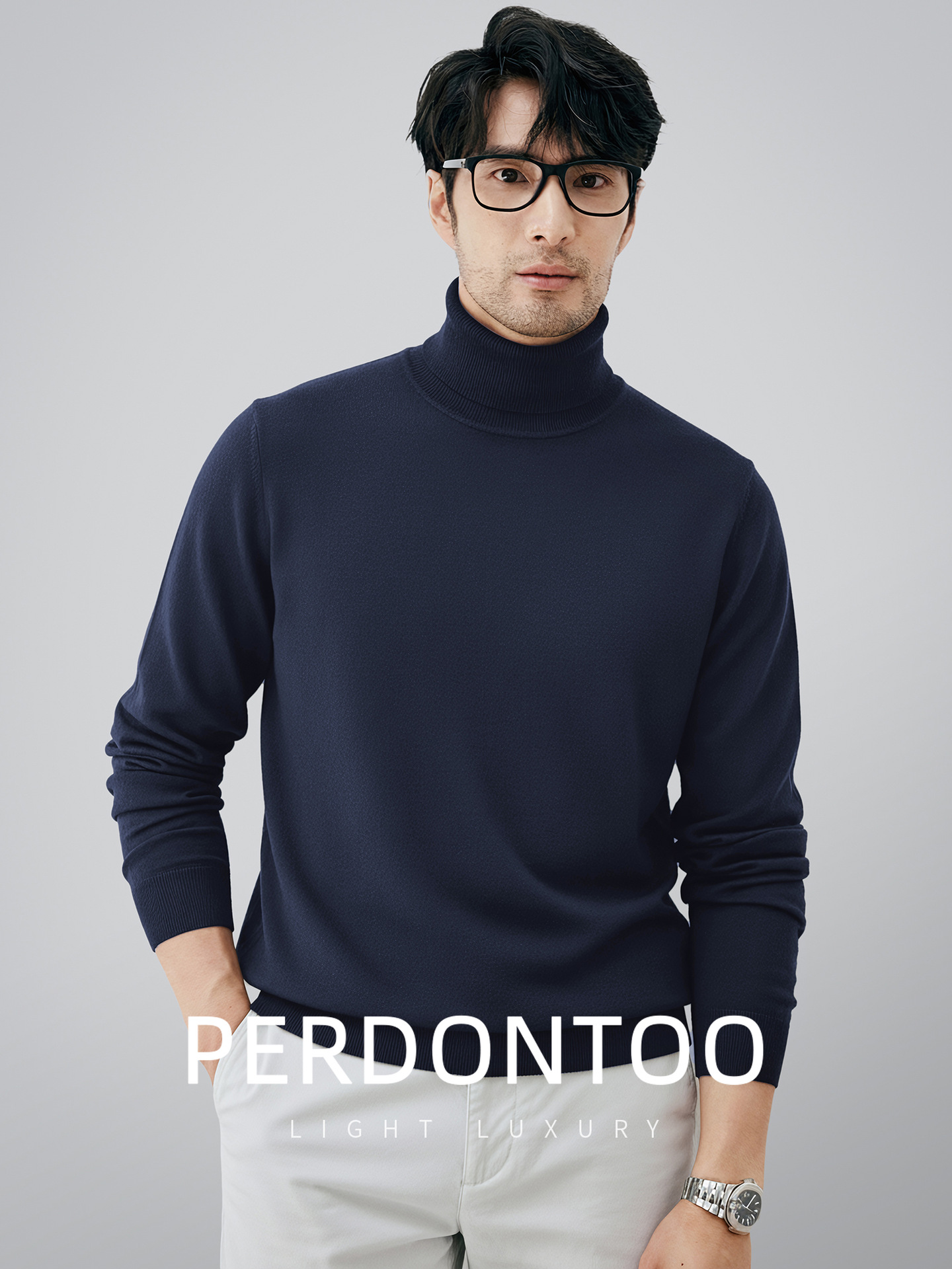남성 캐주얼 터틀넥 니트 이너 니트가 가을 겨울 따뜻하게 보온해 줍니다