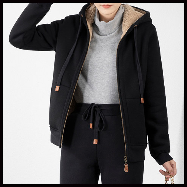 기모 도톰한 맨투맨 여성후드세트 트레이닝 투피스