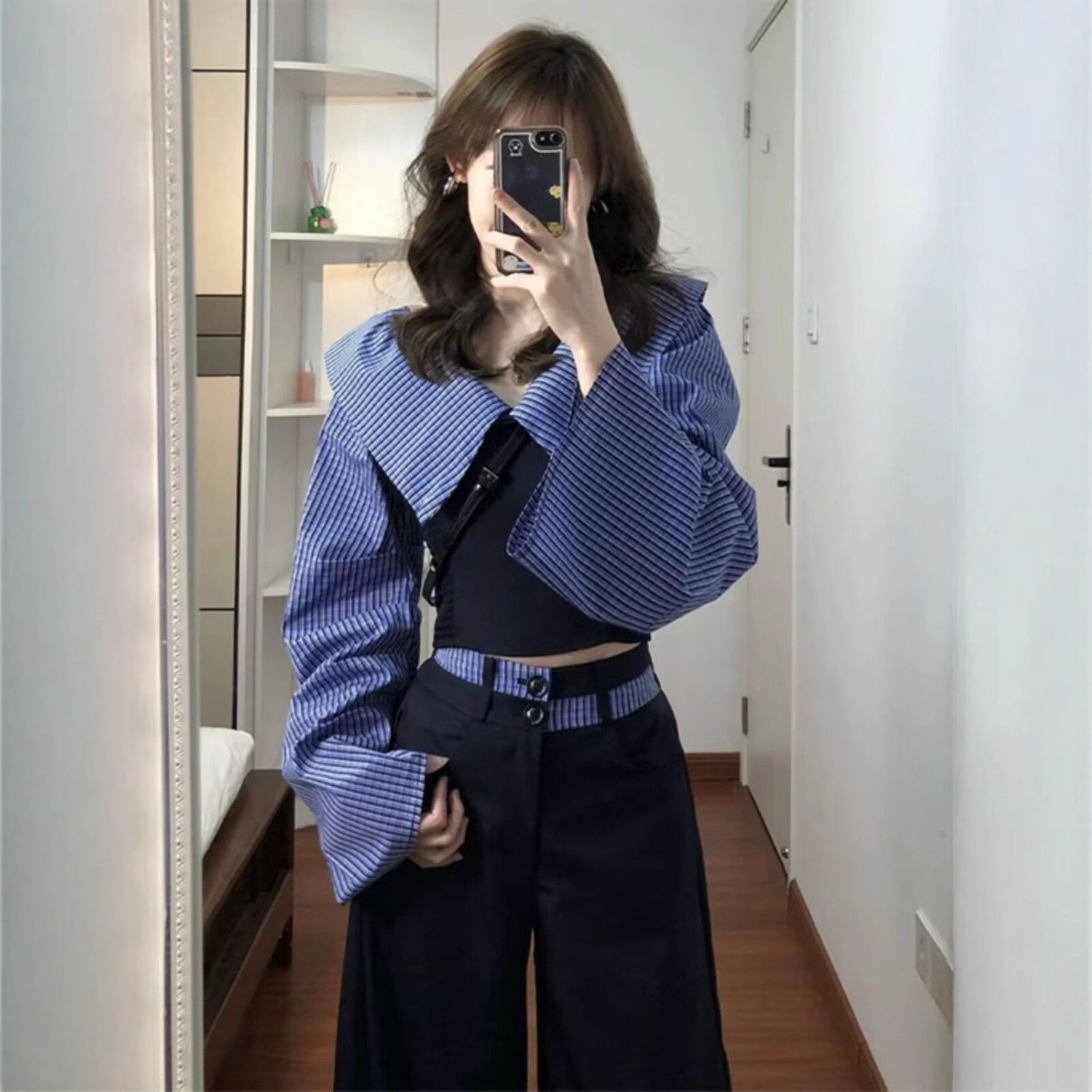 가을 한계 세트 여성 고급 초가을 느낌