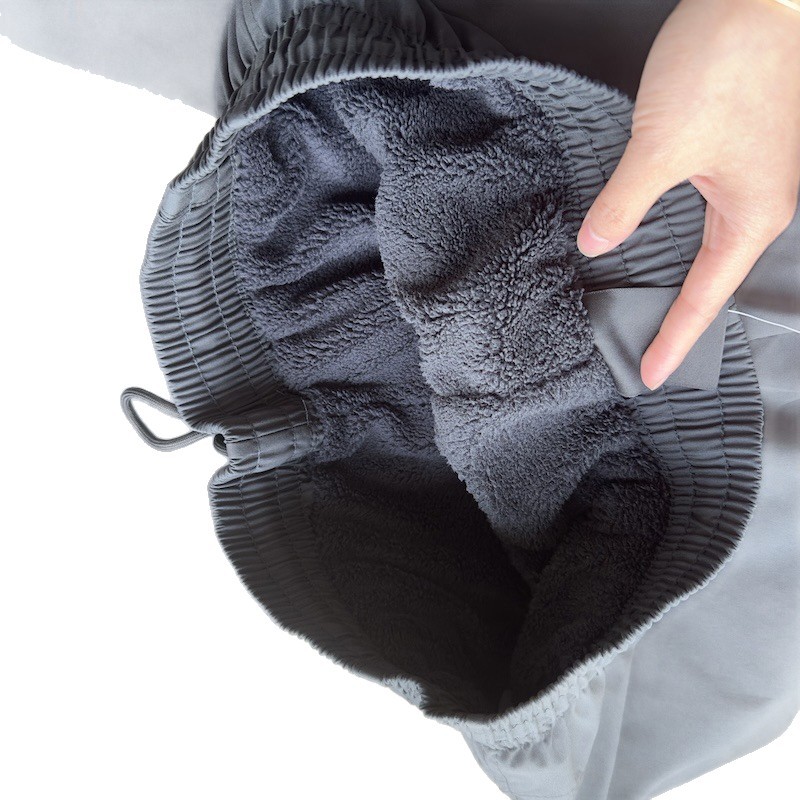 영하 20도 추위에도 강한 남성 허리 밴딩 방풍 방수 기모 도톰한 롱 팬츠입니다