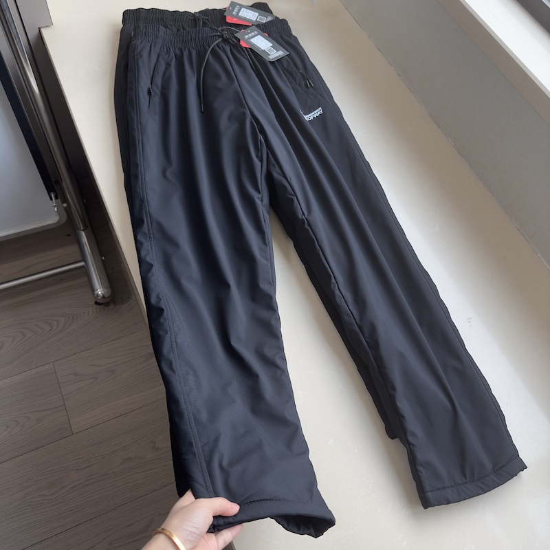 영하 20도 추위에도 강한 남성 허리 밴딩 방풍 방수 기모 도톰한 롱 팬츠입니다
