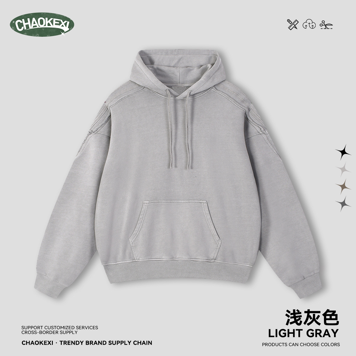 아메리칸 빈티지풍 맨투맨 두께감 420g g의 가을 겨울 신상품 루즈한 편안함 캐주얼 재킷