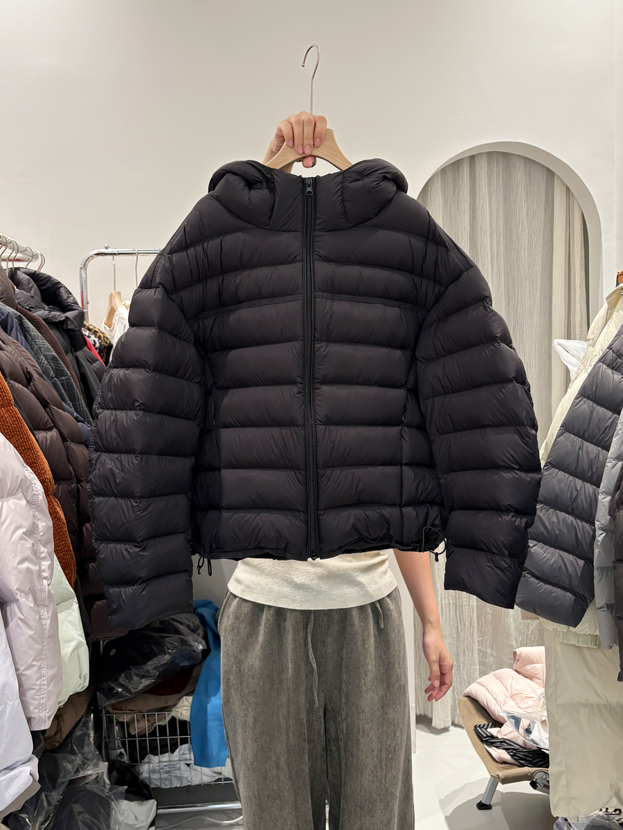 오리털 패딩 후드 점퍼