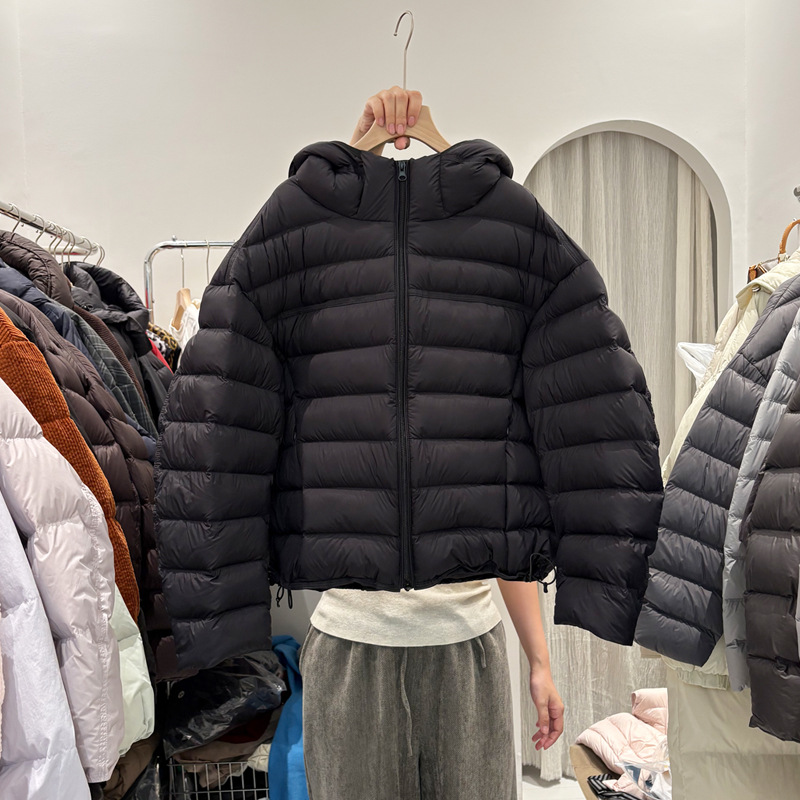 오리털 패딩 후드 점퍼