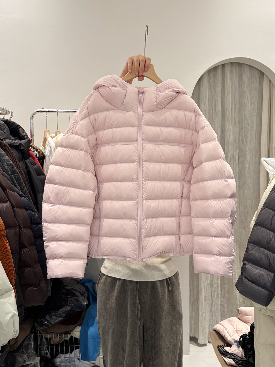 오리털 패딩 후드 점퍼