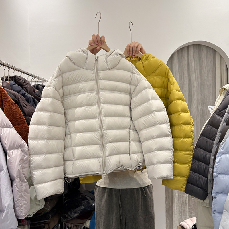 오리털 패딩 후드 점퍼