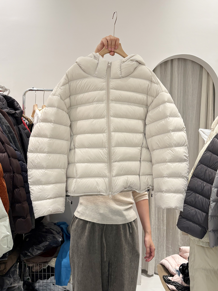 오리털 패딩 후드 점퍼