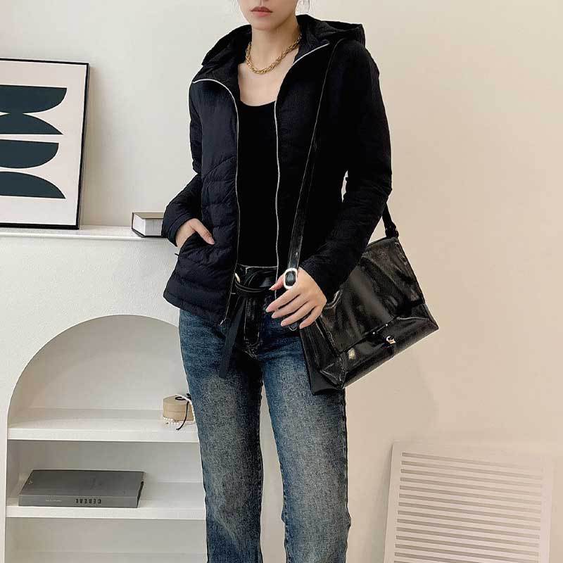 겨울 구스다운 재킷 아웃도어 반코트 보온 산계 러닝 구스다운 여성 요가복 재킷입니다