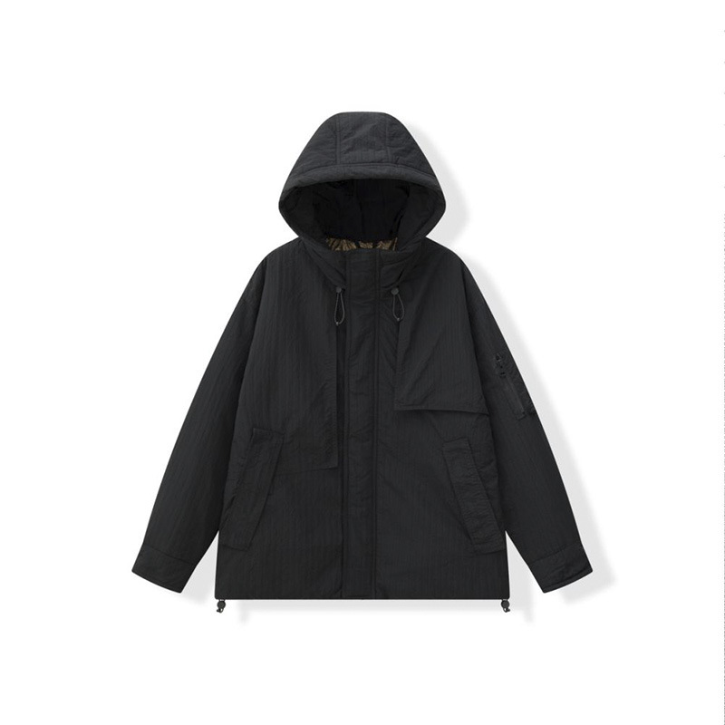 야상 패딩 카고 산계 스포츠 패딩 화이트 오리털 남녀복 커플용 후드 점퍼