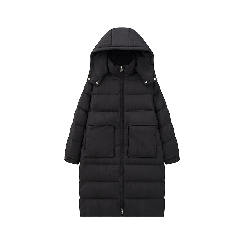 롱 벨벳 기장의 벨벳 90 벨벳 후드 루스한 코트 통근 느낌의 감촉의 여성복