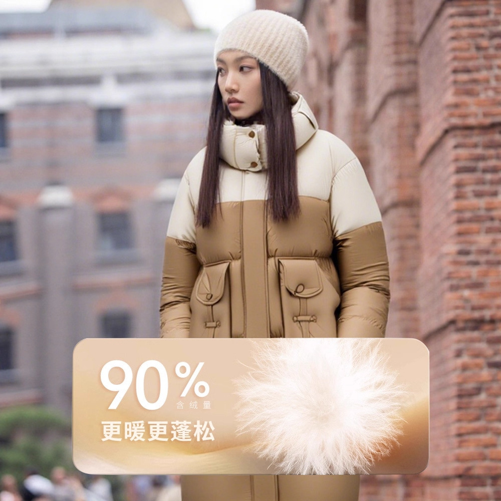 신상 롱 기장의 고급감 다운점퍼와 두툼한 스타일리시한 캐주얼 방한 빵복 아우터