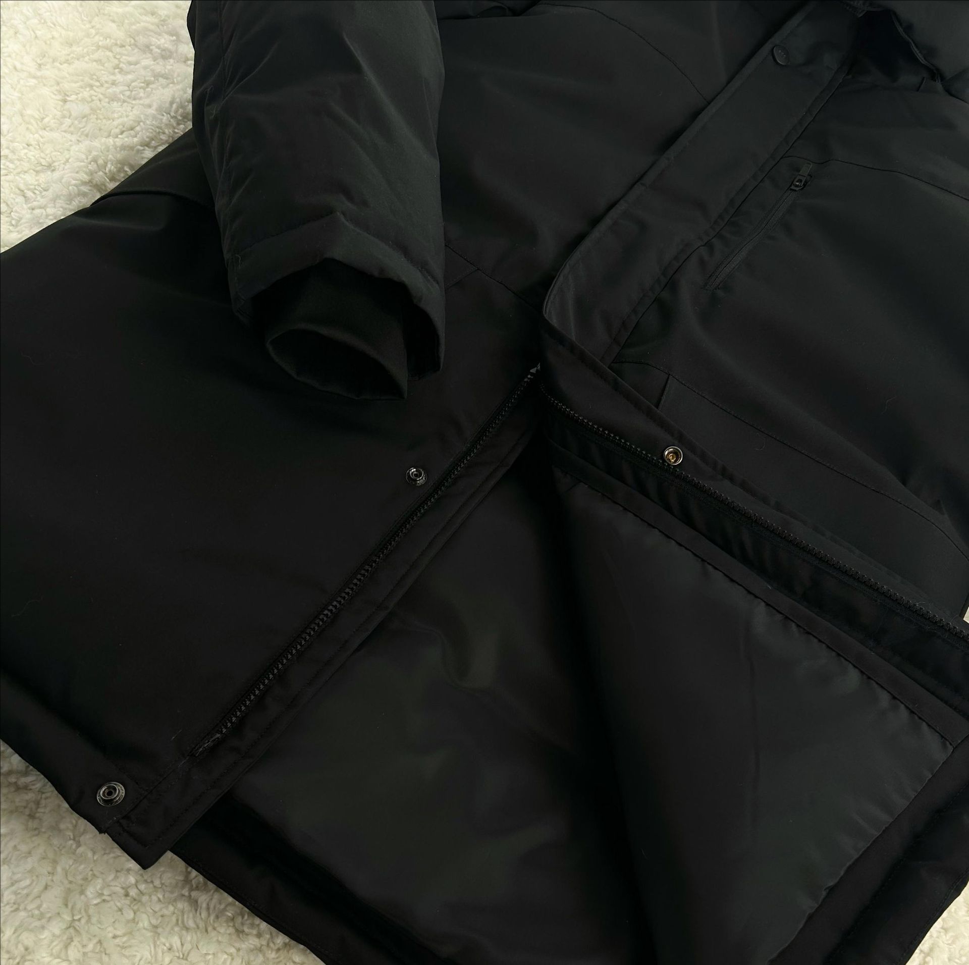 가을겨울 패딩 커플용 스타일리시하고 보온성 탈부착 가능한 후드 야상 방풍 캐주얼 한류로 두꺼워