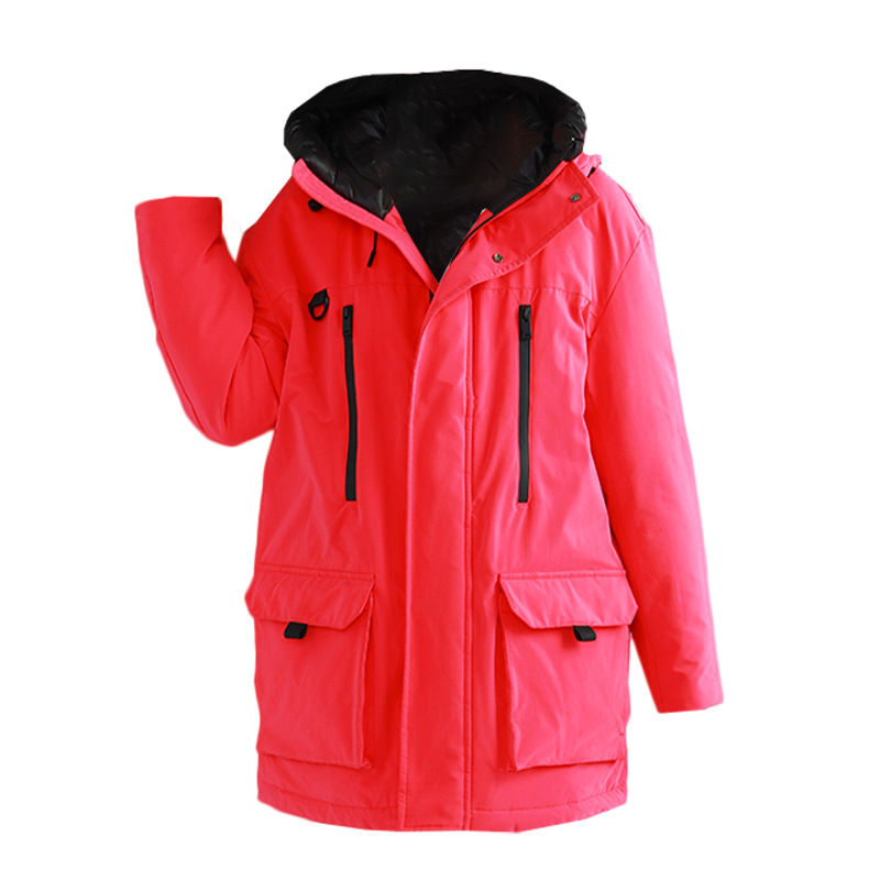 신상 남녀 공용 야상 등산 레저 후드 탈부착 마모 방수 방풍 다운 점퍼입니다