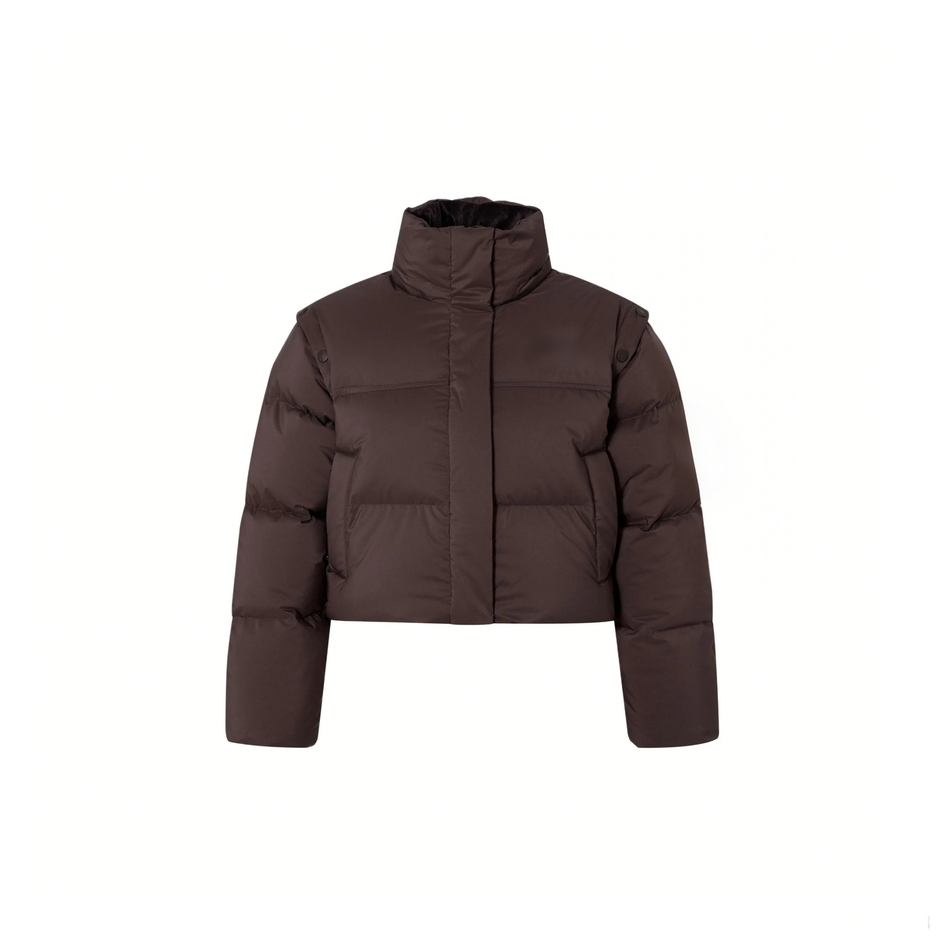 겨울 신상 쇼트 기장의 후드 탈부착으로 어디에나 매치할 수 있는 스타일 슬림해 보이는 코튼 루즈핏 겨울 다운 점퍼입니다