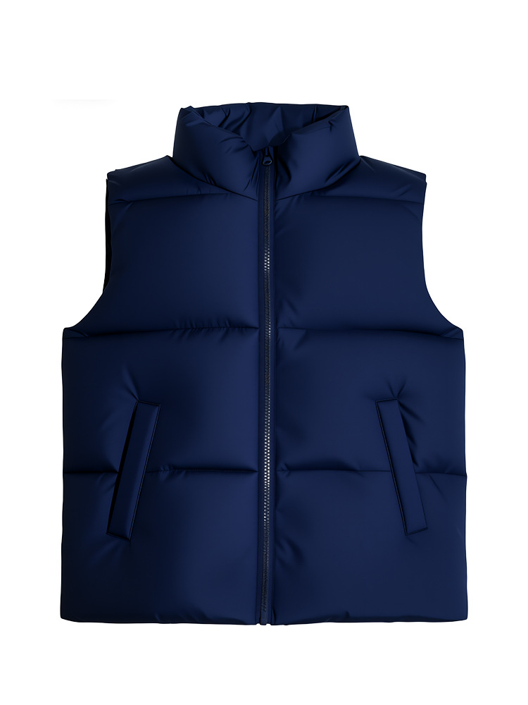 가을 겨울 신상 아동용 두툼한면 조끼 남녀 아동 손색면 캐주얼 클래식 아우터입니다