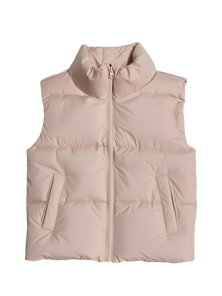 가을 겨울 신상 아동용 두툼한면 조끼 남녀 아동 손색면 캐주얼 클래식 아우터입니다