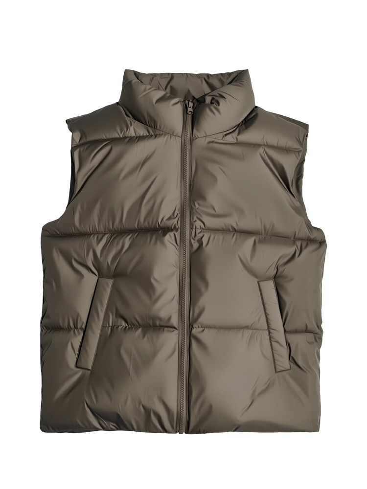 가을 겨울 신상 아동용 두툼한면 조끼 남녀 아동 손색면 캐주얼 클래식 아우터입니다