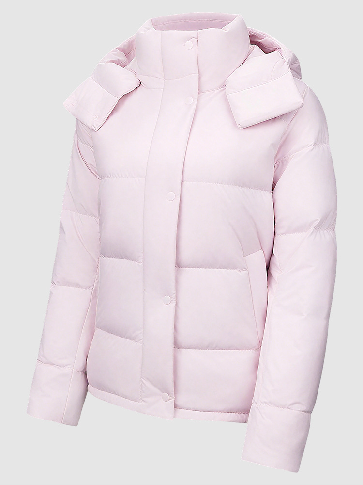 퍼프 5 그램 3 방 90 화이트 구스다운 후드 패딩 여성 반빵 슈트